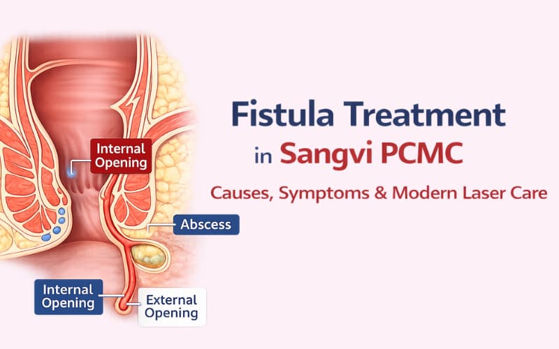 Fistula Treatment in Sangvi PCMC – Causes, Symptoms & Modern Laser Care